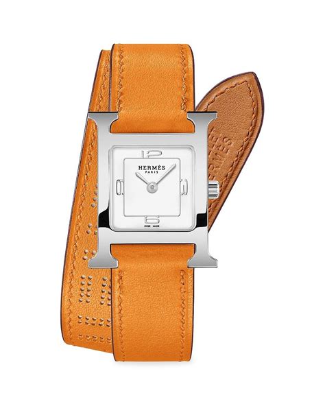 hermes double strap watch|hermes double wrap watch band.